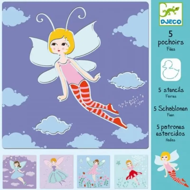 5 Stencils - Fairies 1