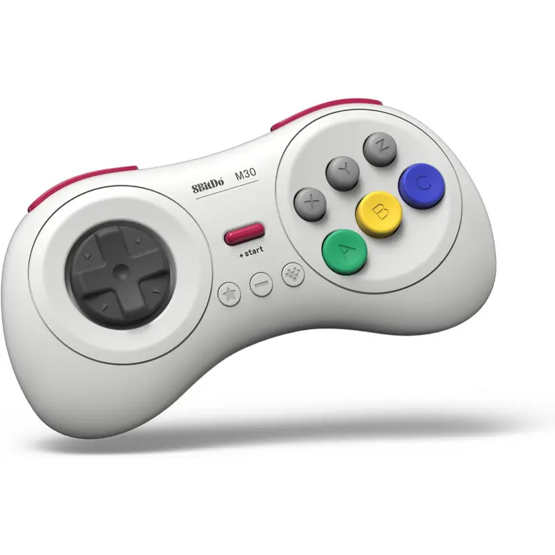8Bitdo M30 Bluetooth Gamepad - White 1