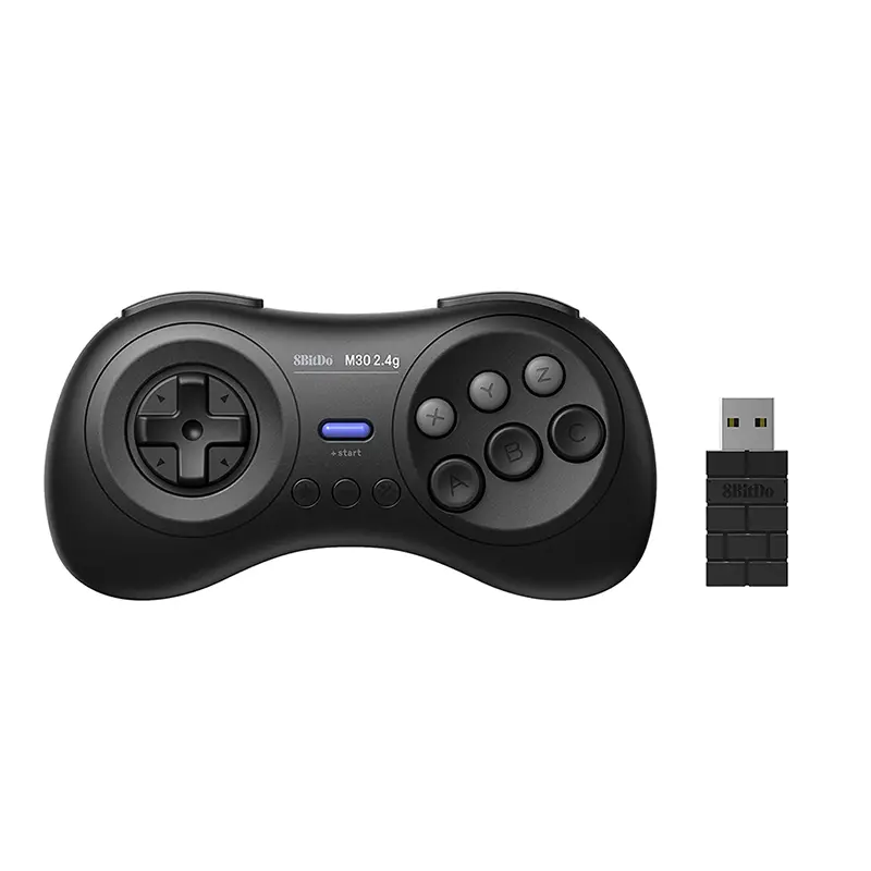 8Bitdo M30 Md Min 2.4G Bluetooth Wireless Gamepad - Black 1