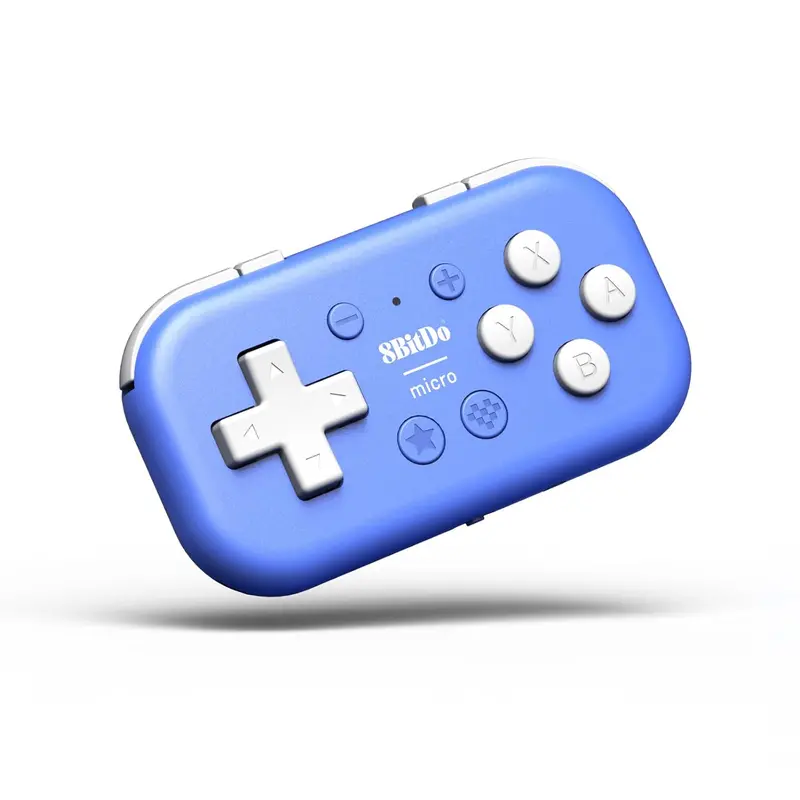8Bitdo Micro Bluetooth Gamepad Pocket Size Mini Controller - Blue 1