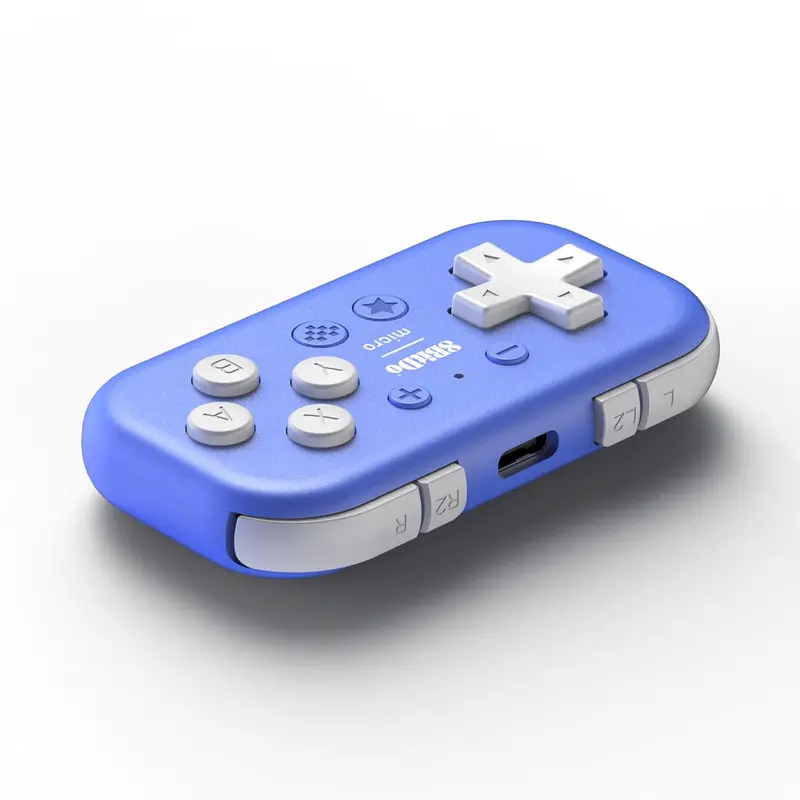8Bitdo Micro Bluetooth Gamepad Pocket Size Mini Controller - Blue 2
