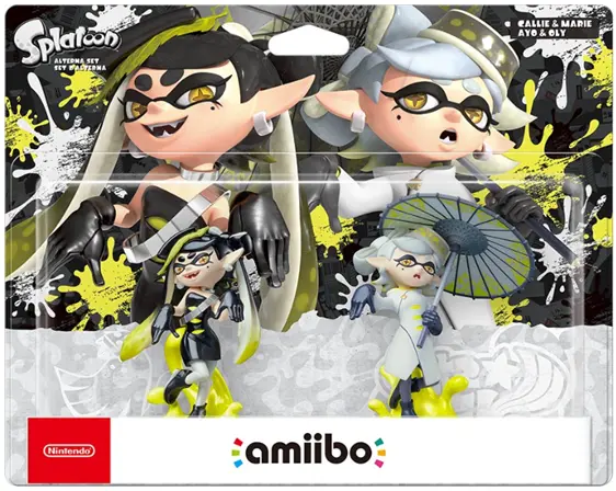 Amiibo Alterna Squid Sisters (Callie & Marie) Character Figure 2-Pack (Splatoon Series) 1