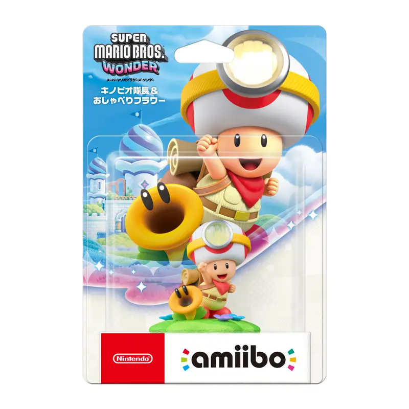 Amiibo Captain Toad & Talking Flower (Super Mario Bros. Wonder Series) 1