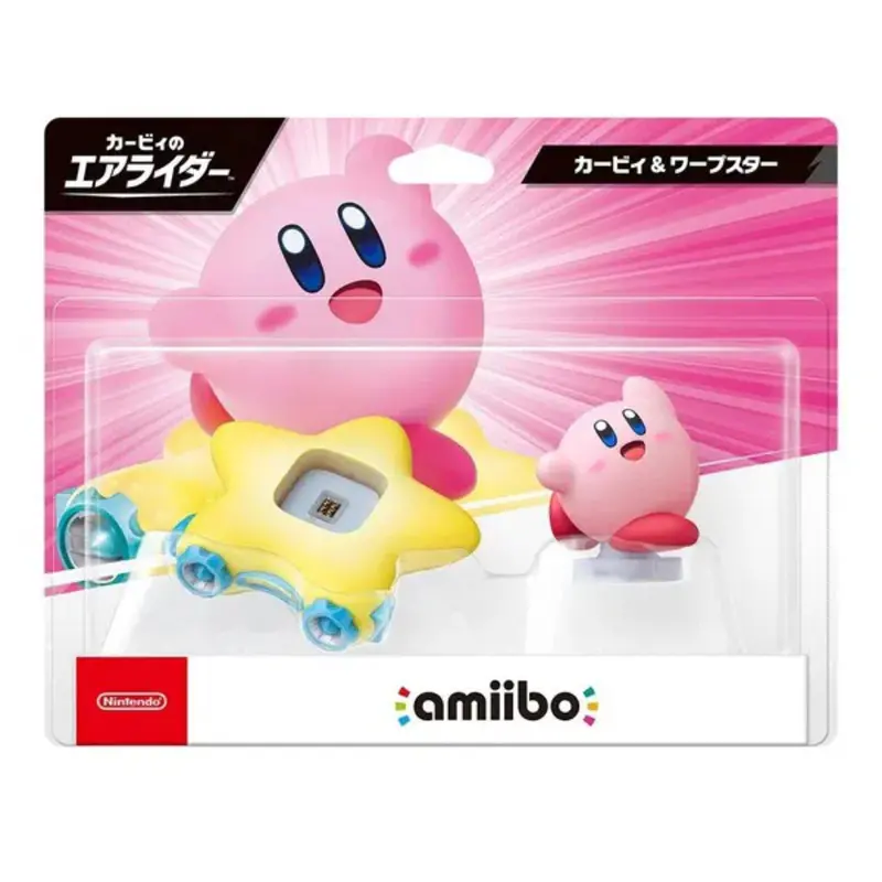 Amiibo Kirby Air Riders Series - Kirby & Warp Star 1