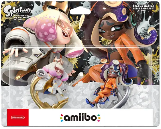 Amiibo Side Order Off The Hook (Pearl & Marina) Character Figure 2-Pack (Splatoon Series) 1