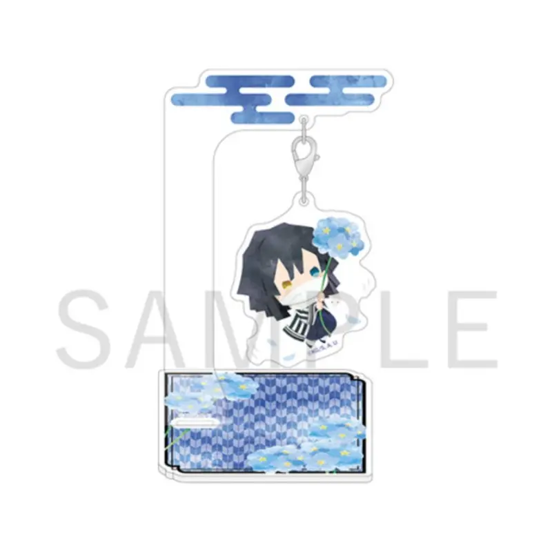 Aniplex Yurafuwa Acrylic Mascot Obanai Iguro Flower Version 1