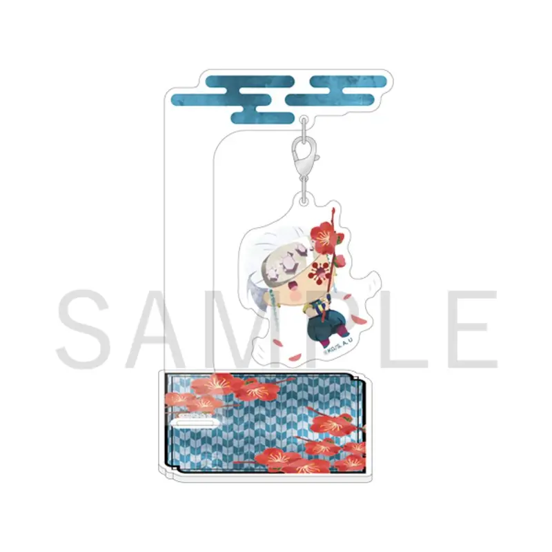 Aniplex Yurafuwa Acrylic Mascot Tengen Uzui Flower Version 1