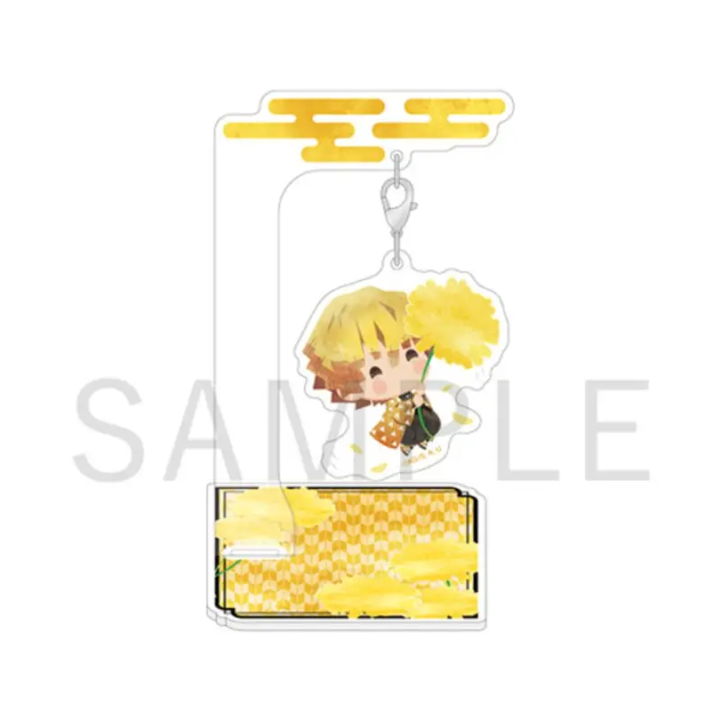 Aniplex Yurafuwa Acrylic Mascot Zenitsu Agatsuma Flower Version 1