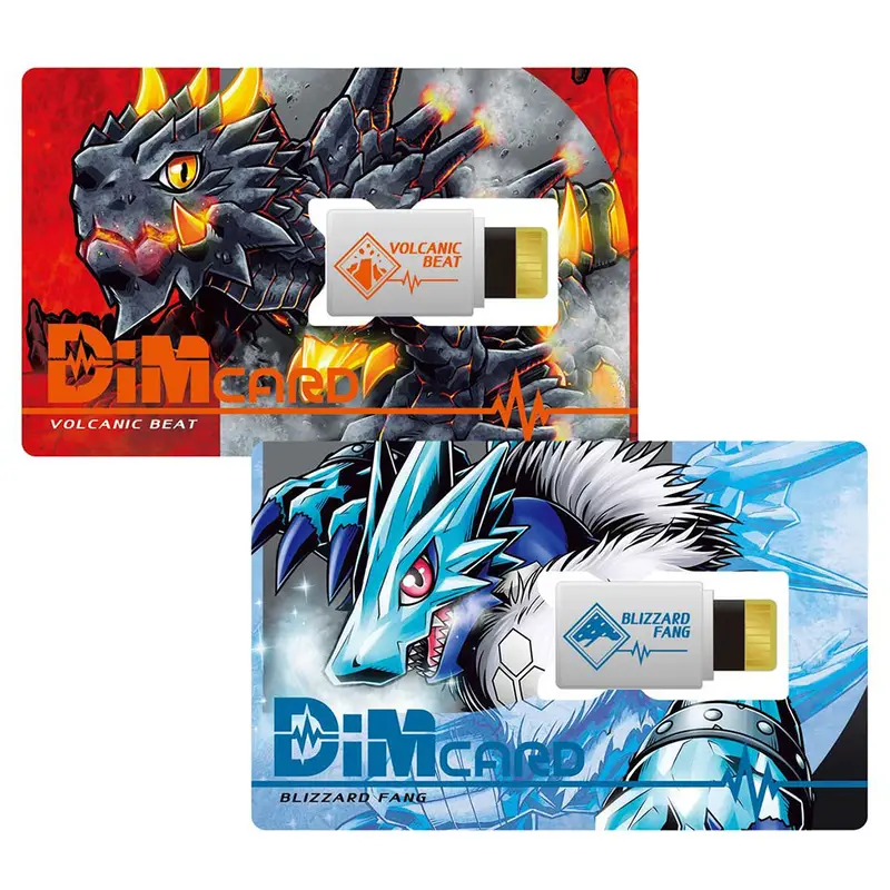 Bandai Dim Card Set Vol.1 Volcanic Beat& Blizzard Fang 1
