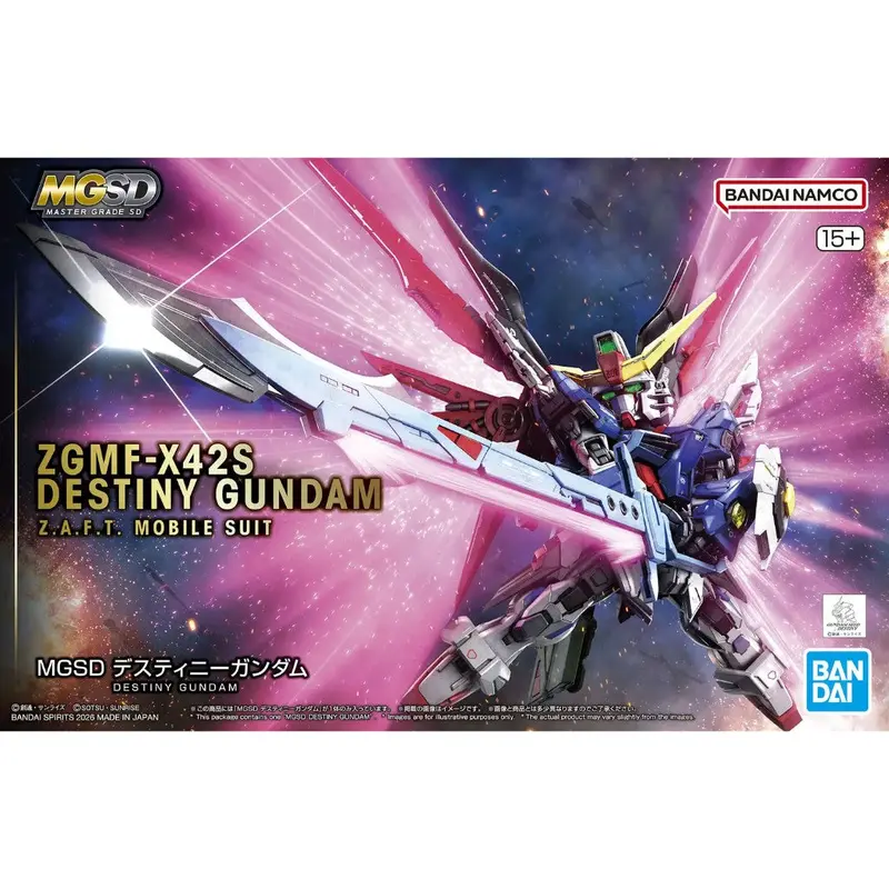 Bandai Mgsd Zgmf-X42s Destiny Gundam Model Kit 1