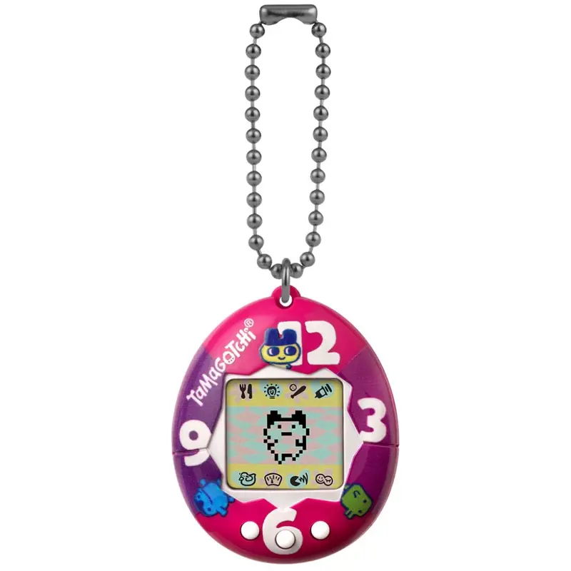 Bandai Original Tamagotchi Gen 1 - Purple-Pink Clock 2