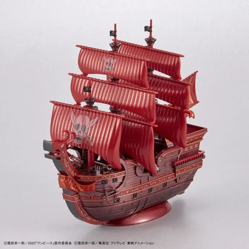 Bandai Red Force Commemorative Colour Ver Of Film Red One Piece Grand Ship Collection Model Kit 1