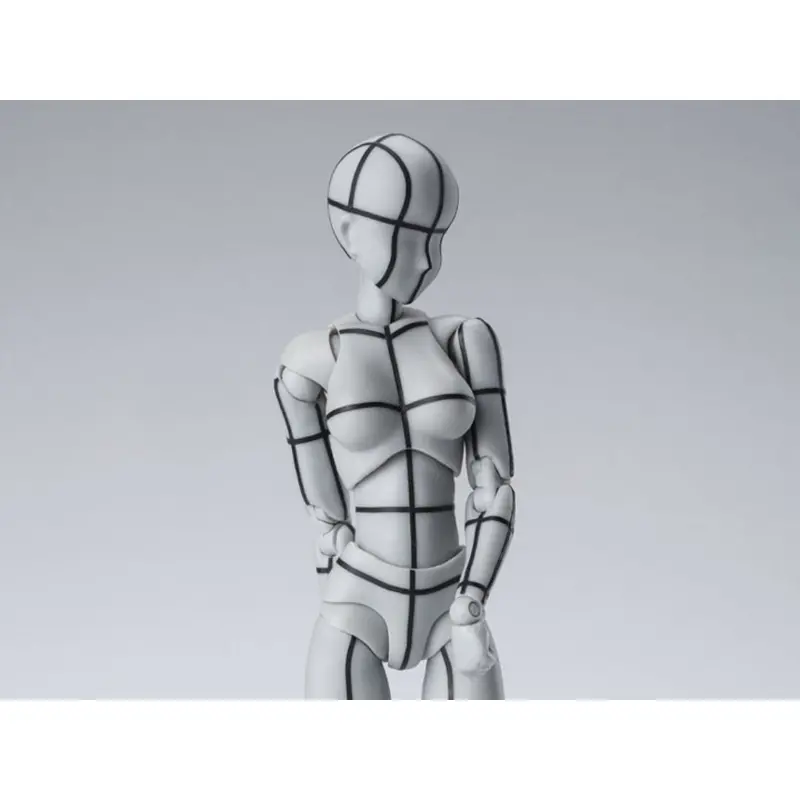 Bandai S.H Figuarts Body Chan Wireframe Gray Ver 1