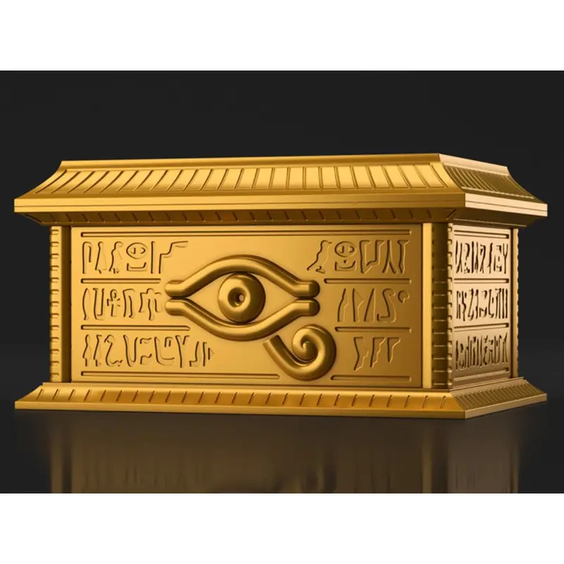 Bandai Ultimagear Gold Sarcophagus For Millennium Puzzle Model Kit 1