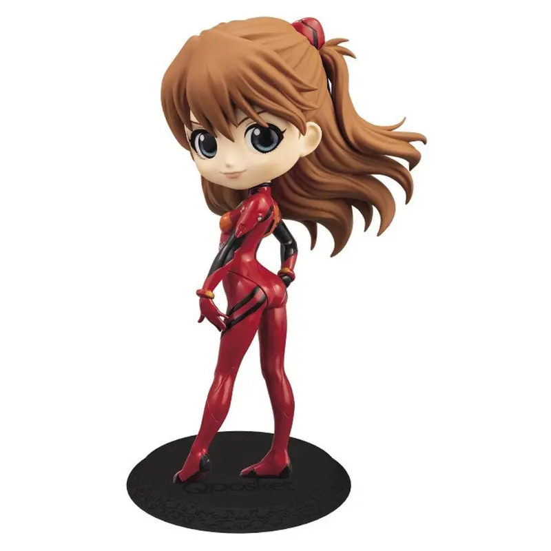 Banpresto Asuka Shikinami Langley Plugsuit Style Q Posket Evangelion Movie Ver A 1