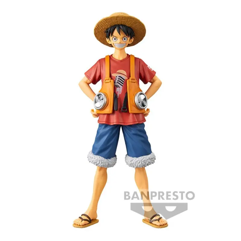 Banpresto Dxf Monkey D Luffy The Grandline Men Vol.1 One Piece Film Red 1