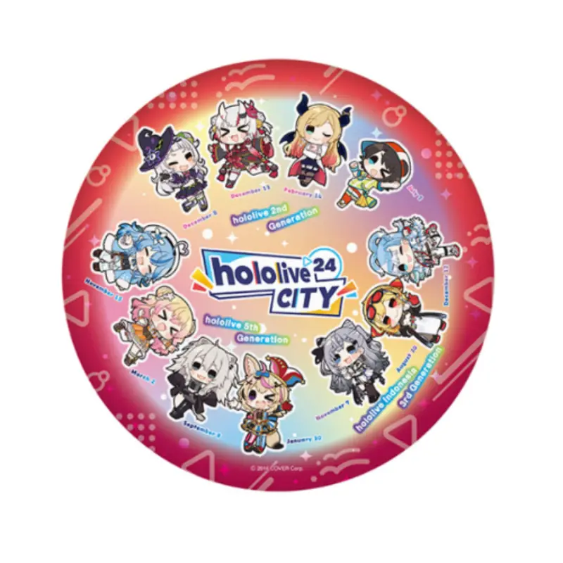 Banpresto Hololive City 24 Round Cushion Vol.2 Hololive 1