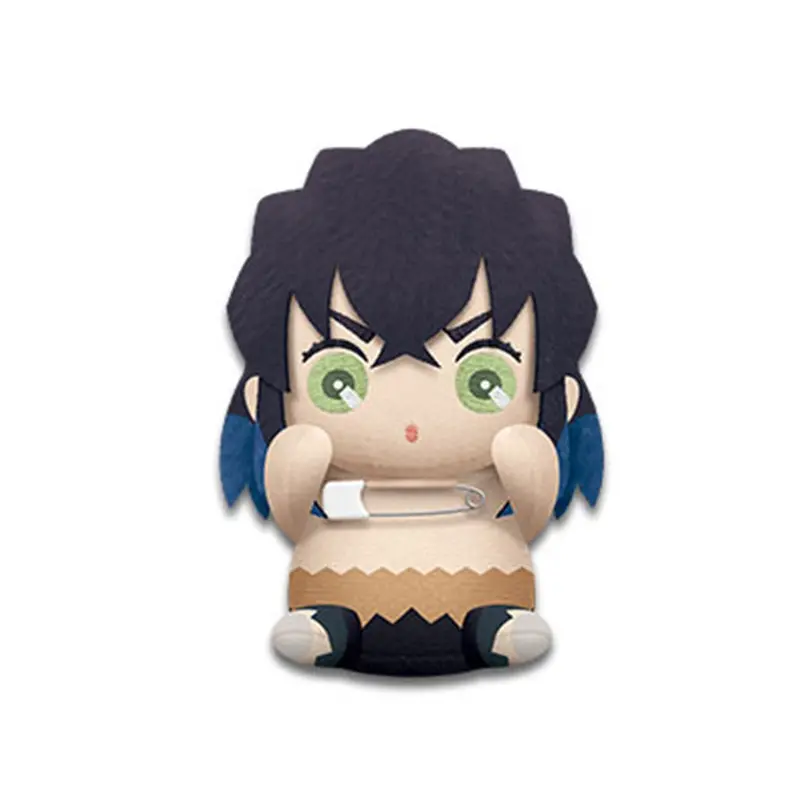 Banpresto Inosuke Hashibira Kuttsuki Badge Demon Slayer Small Plush Vol.1 1