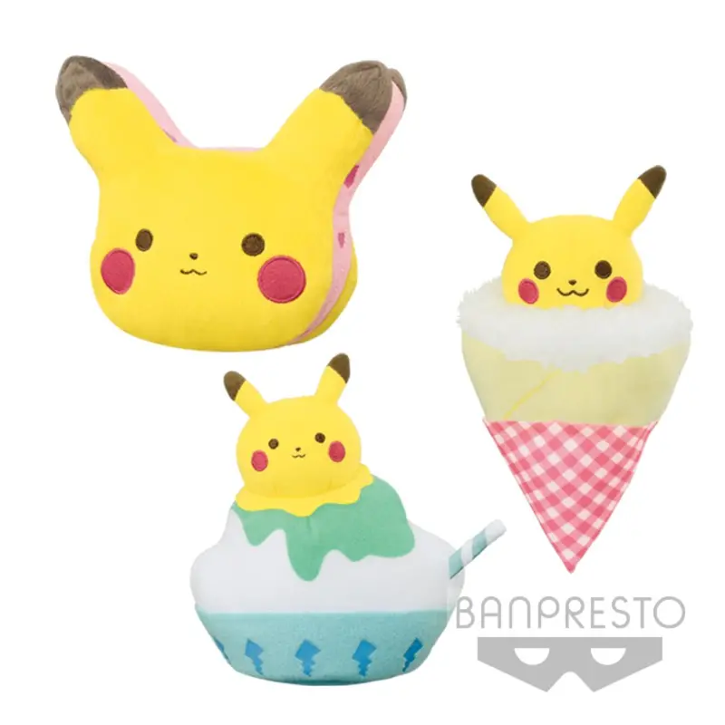 Banpresto Pikachu Summer Treats Pokemon Tea Party Small Plush 1
