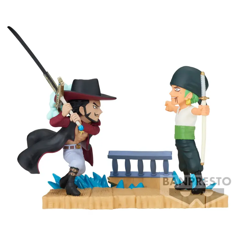Banpresto Roronoa Zoro Vs Dracule Mihawk Wcf Log Stories One Piece 1