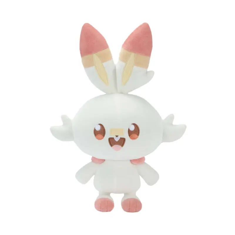 Banpresto Scorbunny Mofugutto Pokemon Pokepeace Plush 1