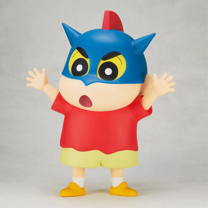 Banpresto Shinnosuke Nohara Action Kamen Helmet Ver. Big Sofvimates Crayon Shin-Chan Figure 1