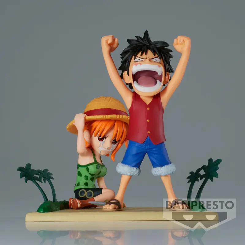 Banpresto Wcf Monkey D.Luffy & Nami Log Stories One Piece 2