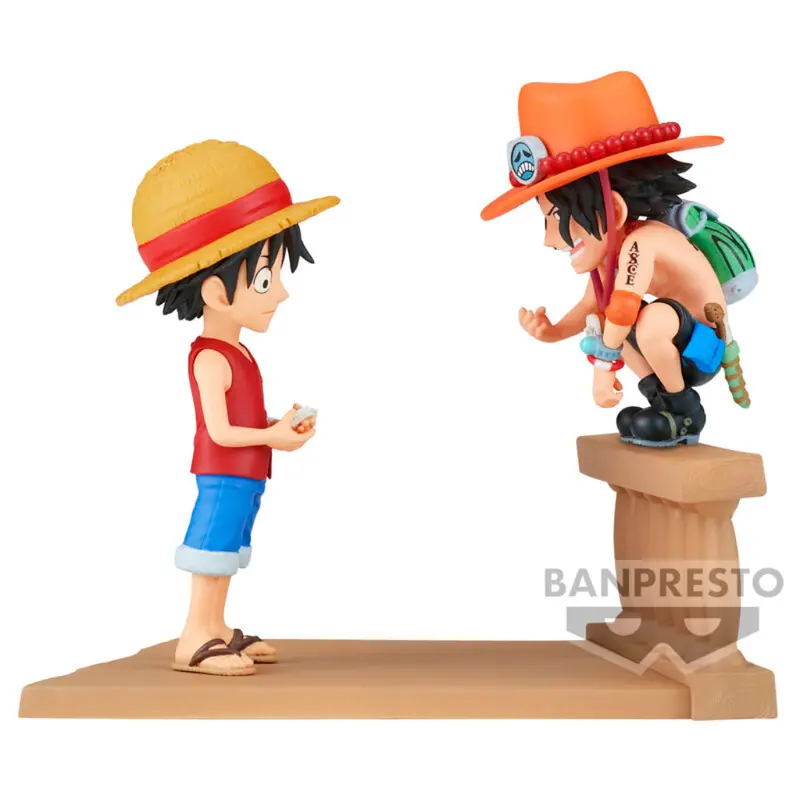 Banpresto Wcf Monkey D.Luffy & Portgas D Ace Log Stories One Piece 1