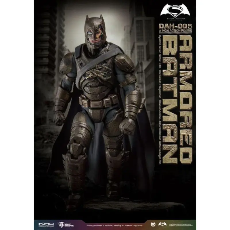 Beast Kingdom Dah-005 Bvs Armored Batman Battle Damaged Ver Dawn Of Justice 1