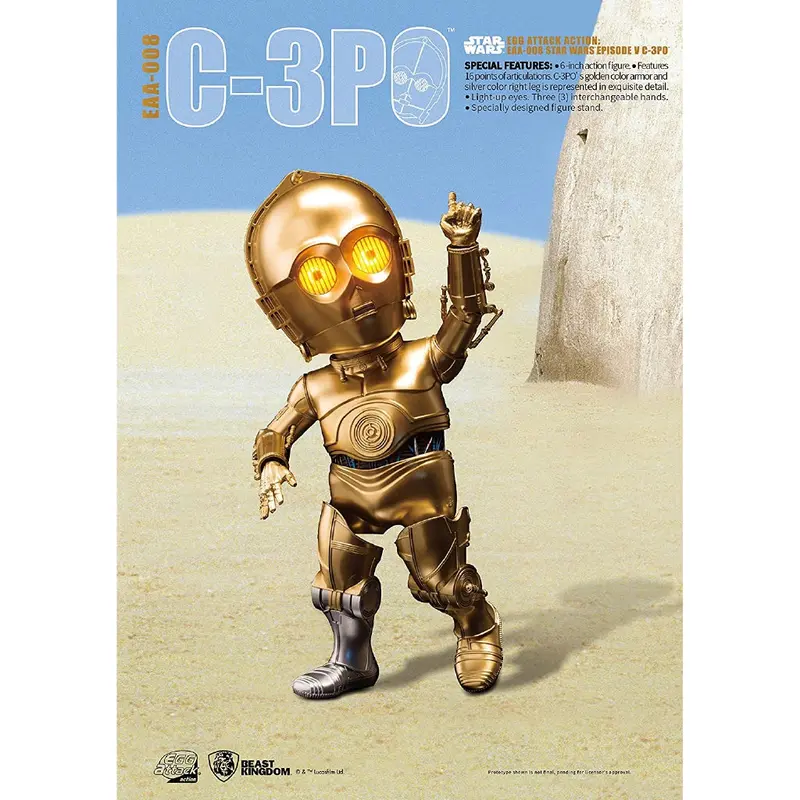 Beast Kingdom Eaa-008 C-3Po Star Wars Epv 1