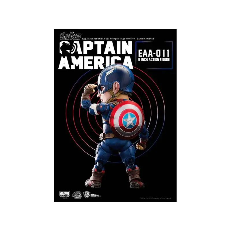 Beast Kingdom Egg Attack Eaa-011 Captain America - Avengers: Age Of Ultron 2