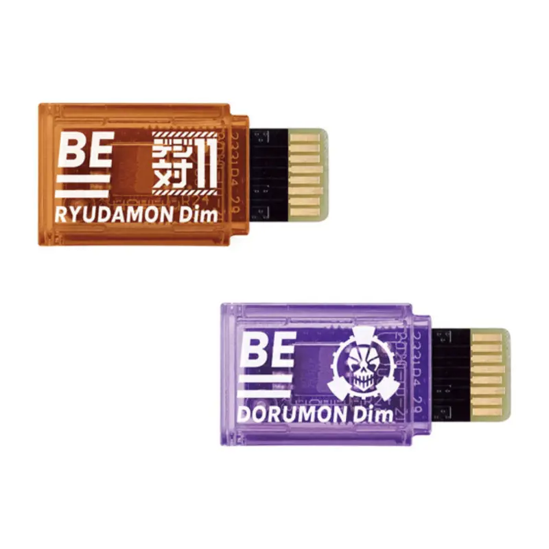 Bememory Digimon Seekers Ryudamon Dim & Dorumon Dim 1