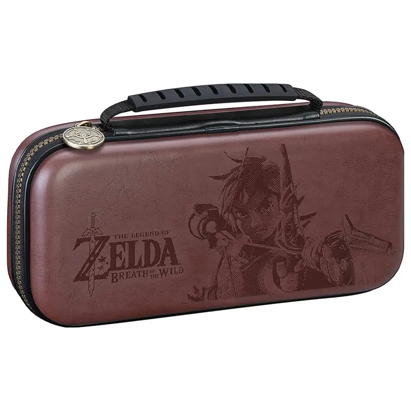 Bigben Brown Nsw Zelda Botw Game Traveler Deluxe Travel Case (Nns42br) 1