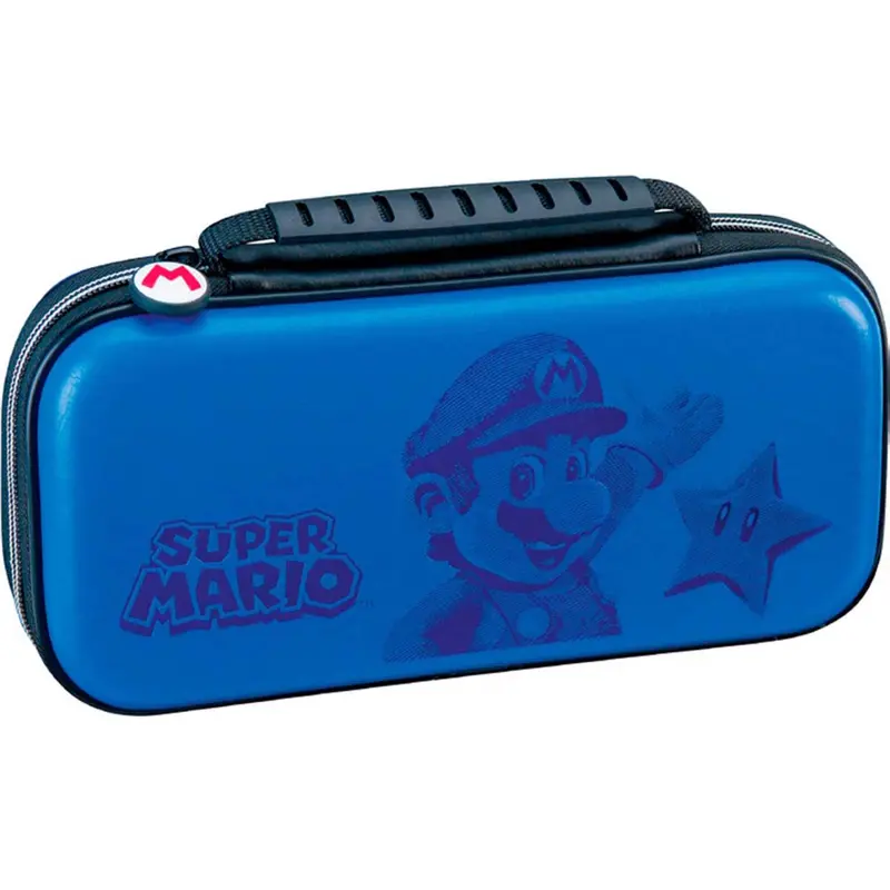 Bigben Nsw Game Traveler Deluxe Travel Case Super Mario (Nns46bl) 1