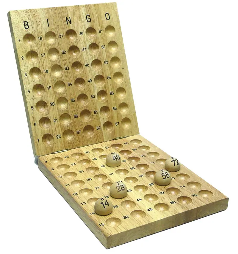 Bingo Controlebord Hout 75 Bal 1