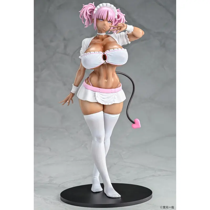 Black Gal Maid Succubus Cocoa Pink Ver. Figurine 1
