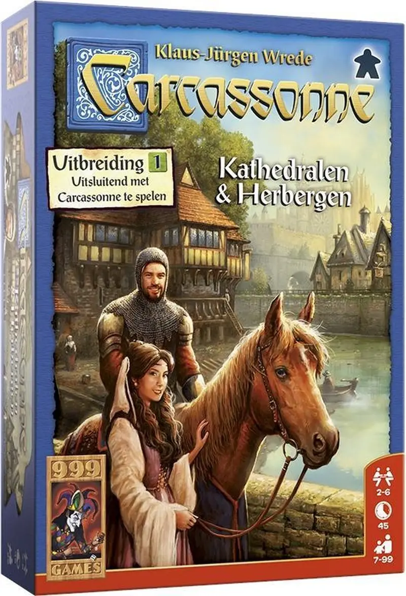 Carcassonne Kathedralen En Herbergen - Uitbreiding 1