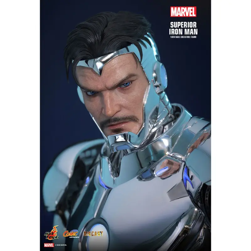 Cms026d73 - Marvel Comics 1/6Th Scale Superior Iron Man 1