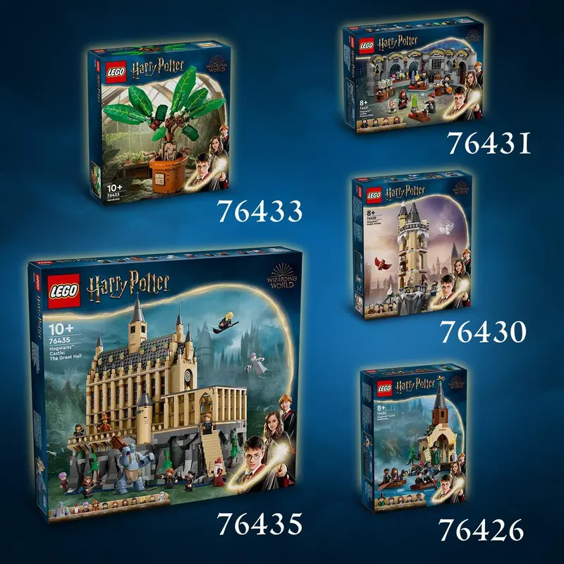 Combideal Harry Potter2024 "3": 76433, 76431, 76435, 76430 & 76427 1