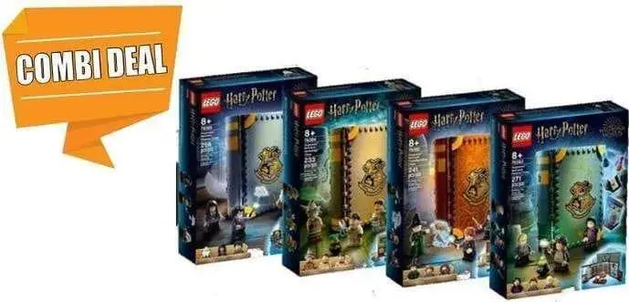 Combideal: Lego Harry Potter Zweinstein Moments - De 4 Lego Harry Potter Boeken (76382 + 76383 + 76384 + 76385) 1
