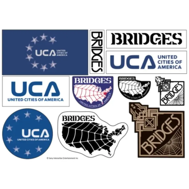 Death Stranding World Brands Sticker Sheet 1