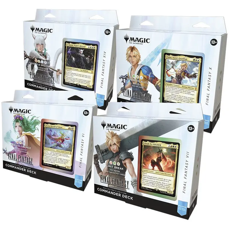 [Deposit Only] Magic: The Gathering Final Fantasy Commander Decks Collector's Edition Set (Set Of 4) 1