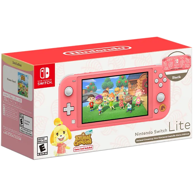 [Deposit Only] Nintendo Switch Lite - Animal Crossing: New Horizons Isabelle Aloha Edition (Coral) 1