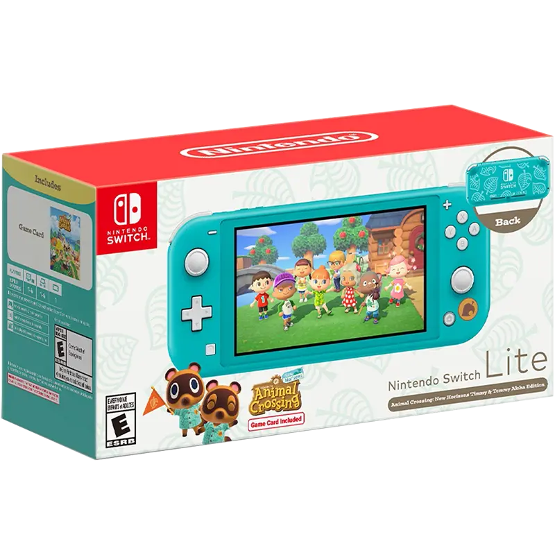 [Deposit Only] Nintendo Switch Lite - Animal Crossing: New Horizons Timmy & Tommy Aloha Edition (Turquoise) 1