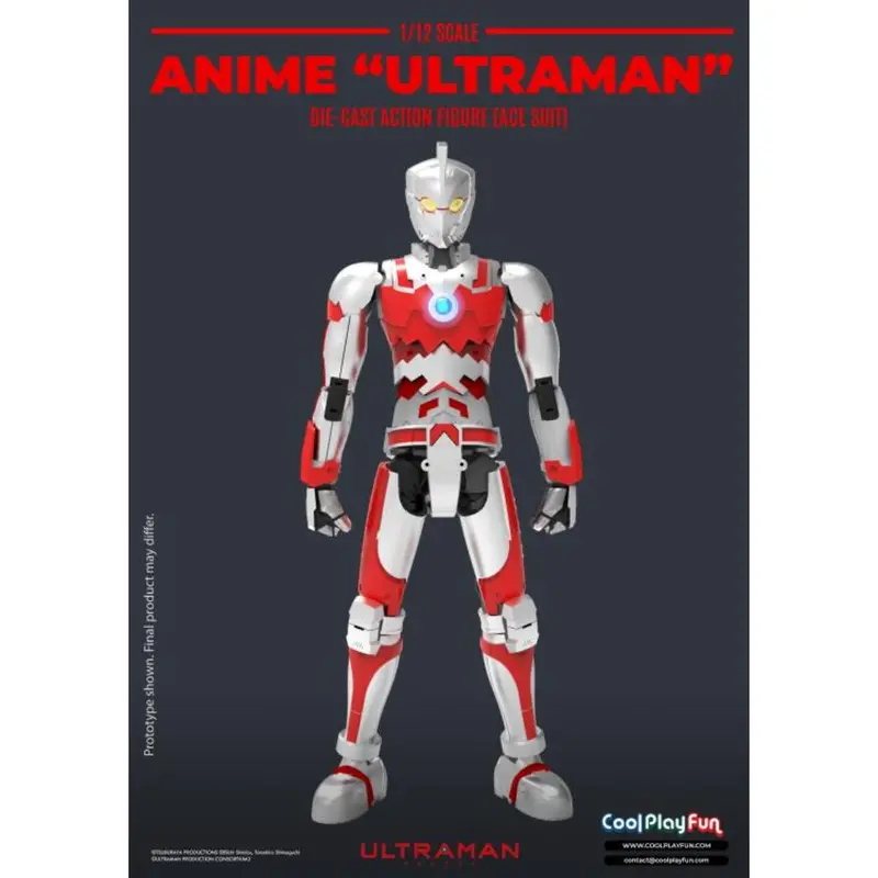 Diecast Action Figure - Ultraman - 1/12Th Scale Ultraman Suit Ace 1