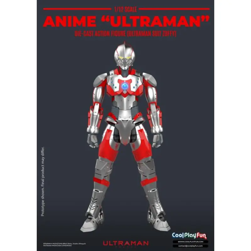 Diecast Action Figure - Ultraman - 1/12Th Scale Ultraman Suit Zoffy 1