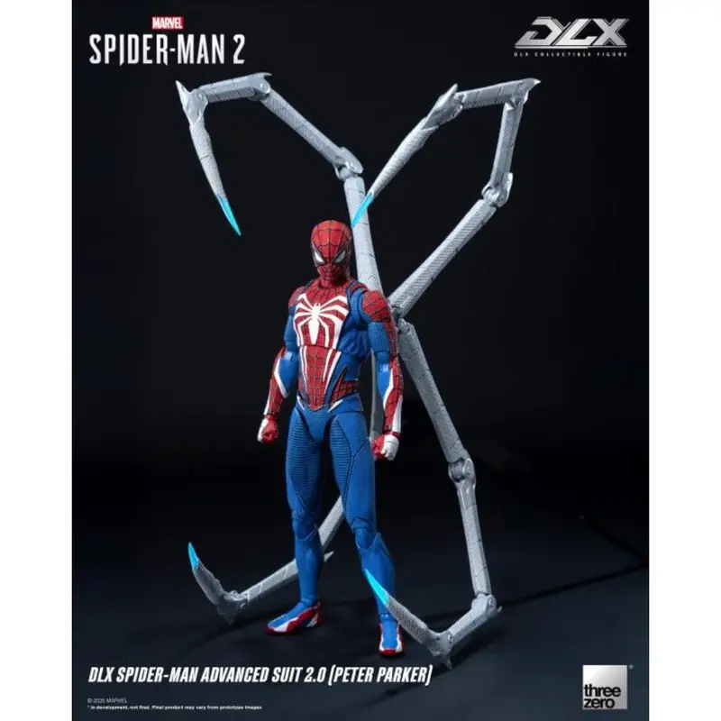 Dlx Scale Collectible Figure - Marvel Spider-Man 2 - Spider-Man Advanced Suit 2.0 (Peter Parker) 1