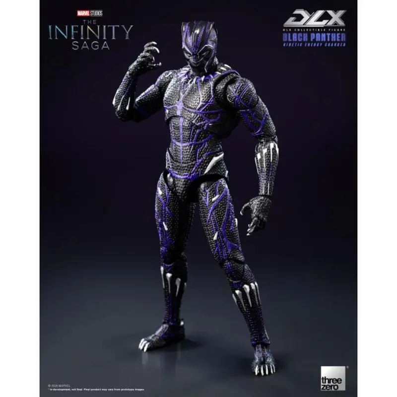 Dlx Scale Collectible Figure - Marvel Studios: The Infinity Saga - Black Panther (Kinetic Energy Charged) 1