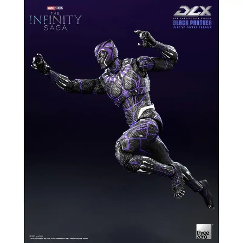 Dlx Scale Collectible Figure - Marvel Studios: The Infinity Saga - Black Panther (Kinetic Energy Charged) 2