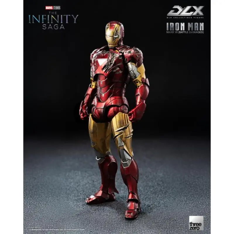 Dlx Scale Collectible Figure - Marvel Studios: The Infinity Saga - Iron Man Mark Vi (Battle Damaged) (Overseas Version) 1